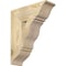 Ekena Millwork Funston Traditional Rough Sawn Bracket, Douglas Fir, 6"W x 18"D x 22"H BKT06X18X22FST01RDF - alternate 1